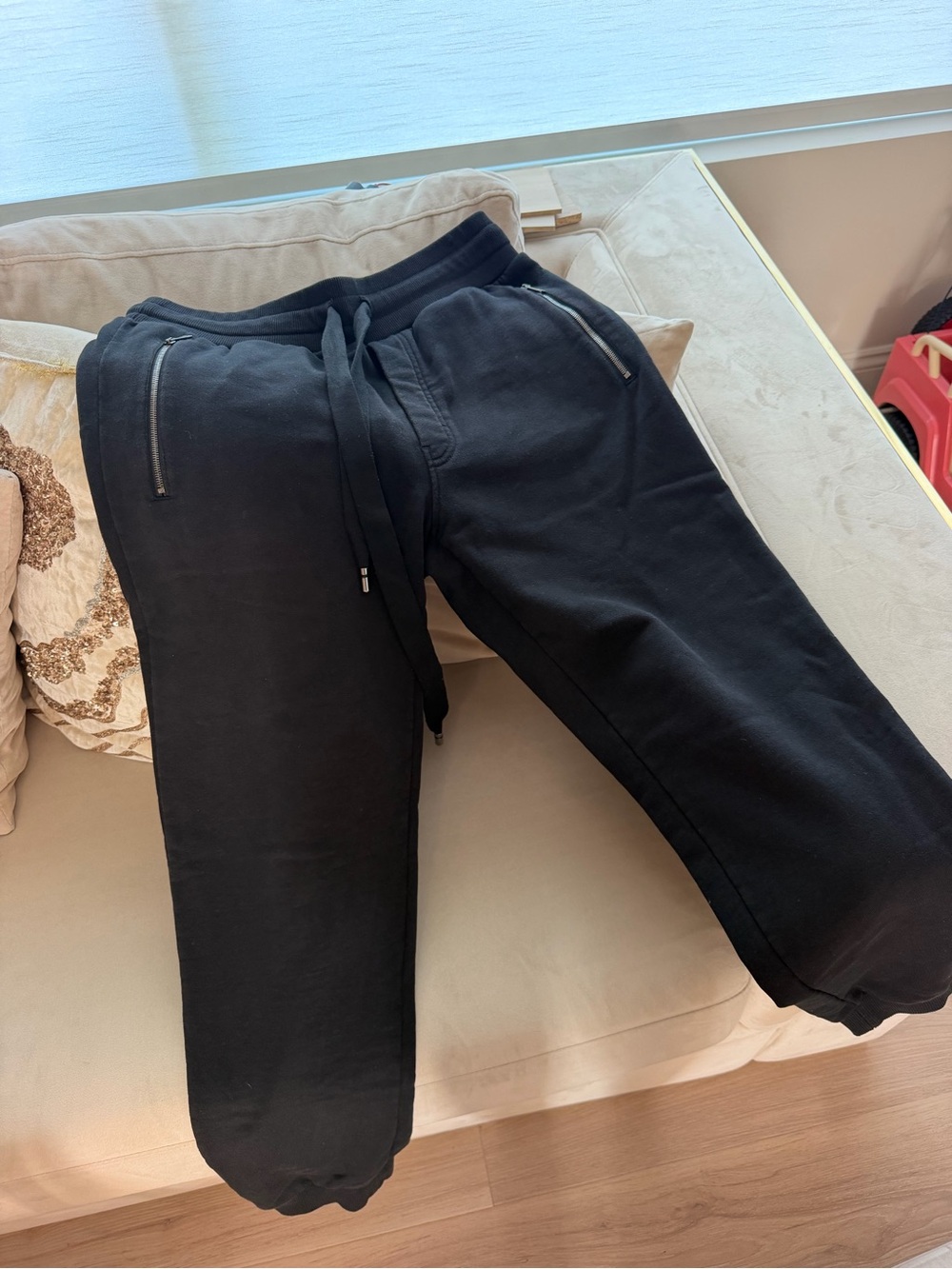 Dolce & Gabbana Black Men's Jogger Sweatpants with Zip Pockets